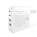 GaN 100W fast wall charger 2 x USB-C / 2 x USB Dudao A100EU - white - Cell phone USB charger<<<HurtelXML