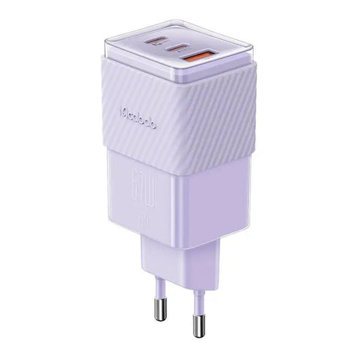 GaN 67W mains charger Mcdodo CH-1502 2x USB-C USB-A (purple) - mains chargers<<<Chargers<<<GSM Accessories<<<InnproXML