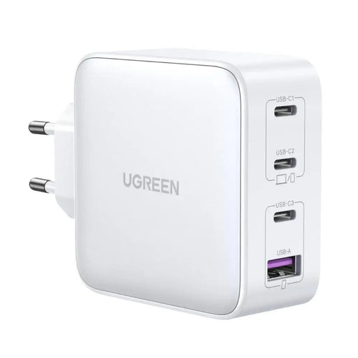 GaN Fast Charger 3xUSB C / USB 100W PPS Ugreen CD226 - White - Cell phone USB charger<<<HurtelXML
