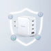 GaN Fast Charger 3xUSB C / USB 100W PPS Ugreen CD226 - White - Cell phone USB charger<<<HurtelXML
