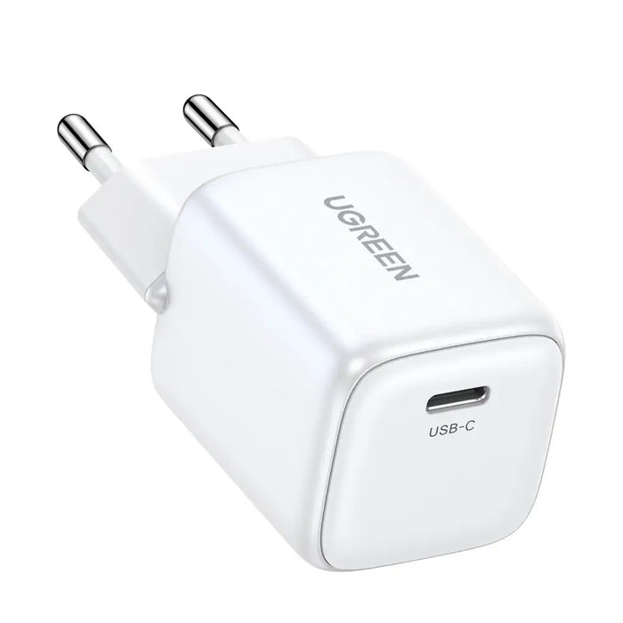 GaN USB C 30W PD Ugreen Nexode Mini fast charger - white - Cell phone USB charger<<<HurtelXML