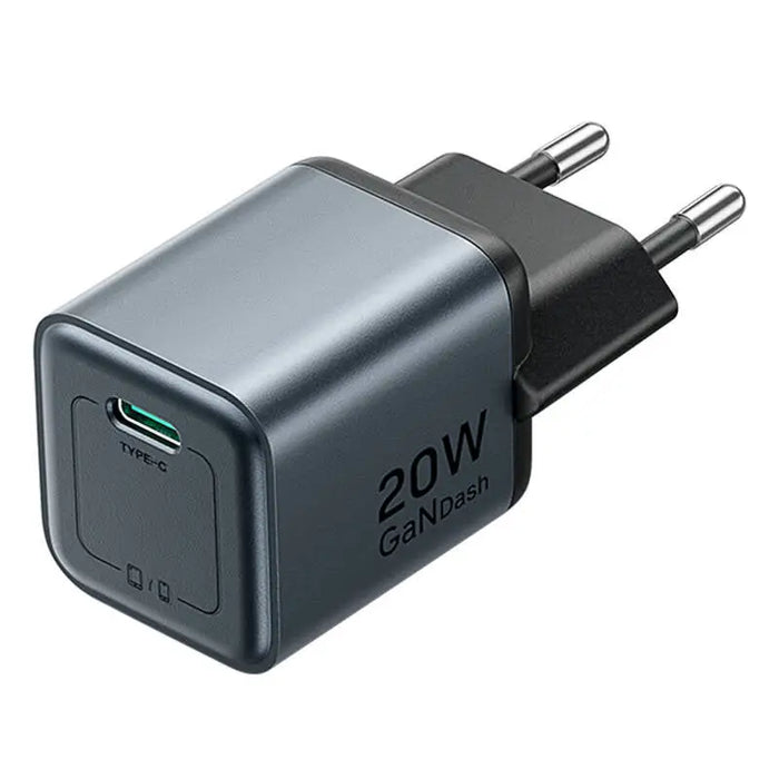 GaN Vention USB-C 20W Charger + USB-C-L 1m Cable (Gray) - mains chargers<<<Chargers<<<GSM Accessories<<<InnproXML