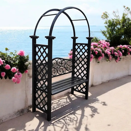 GARDEN BENCH WITH ARCH RICHMOND HD HD-11034 - Столове<<<Градински мебели<<<Градина<<<Praktiker