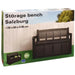 GARDEN BENCH WITH CHEST Y54970380 - Столове<<<Градински мебели<<<Градина<<<Praktiker