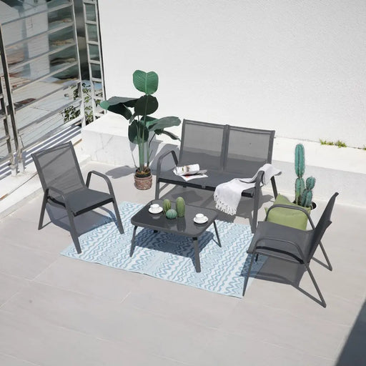 Garden furniture set RIVET black - Garden sofasSOF-OGR<<<Sofas and couchesSOF<<<ActionPL