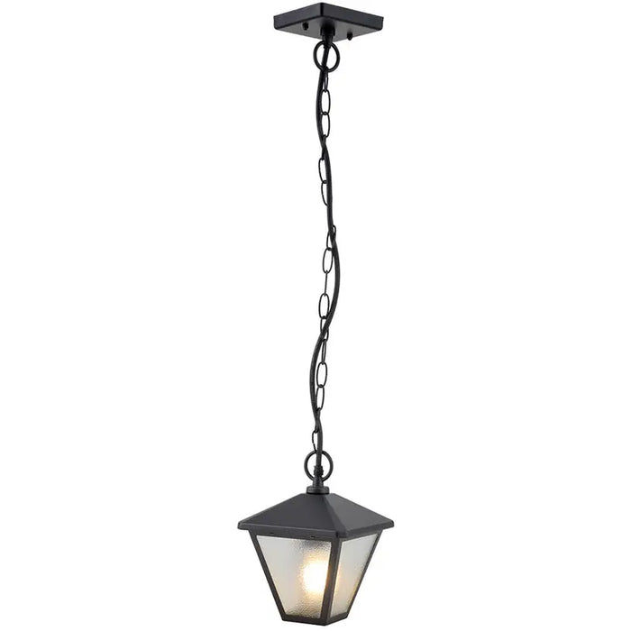 GARDEN HANGING LANTERN 60W E27 IP44 BLACK BELIGHT - Градински фенери<<<Външно