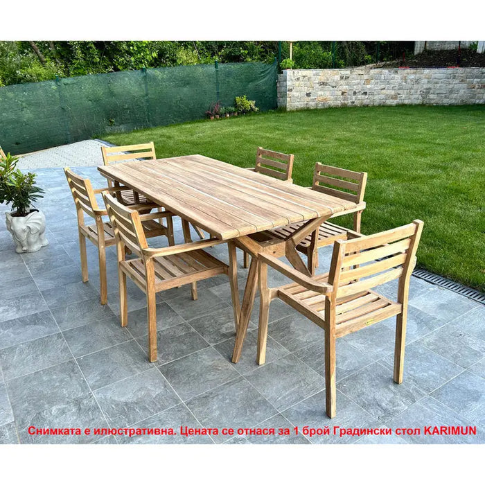 GARDEN KINGS KARIMUN TEAK GARDEN CHAIR - Столове<<<Градински мебели<<<Градина<<<Praktiker