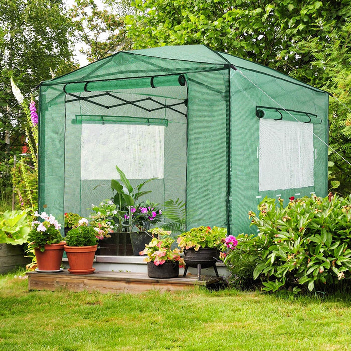 GREENHOUSE FOLDABLE 360X240X270 GARDEN KINGS 419212 POP-UP