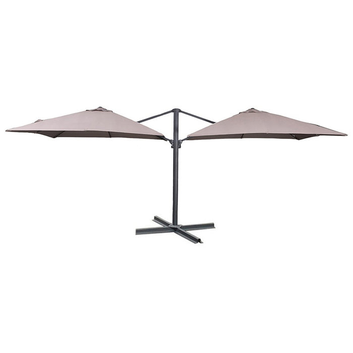 UMBRELLA 300X300CM TWO WINGS GARDEN KINGS DOUBLE ROMA