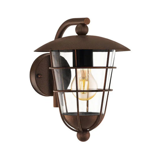 GARDEN LANTERN E27 BROWN EGLO PULFERO - Градински фенери<<<Външно осветление<<<Осветление<<<Praktiker&&&Градински