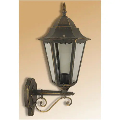 GARDEN LANTERN LOWER BRACKET E27 YELLOW PATINA BELIGHT - Градински фенери<<<Външно