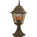 GARDEN LANTERN STANDING 43CM GOLD PATINA E27 BELIGHT - Градински фенери<<<Външно