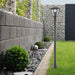 GARDEN LANTERN STANDING E27 IP44 H102CM BLACK RABALUX PARAVENTO - Градински фенери<<<Външно