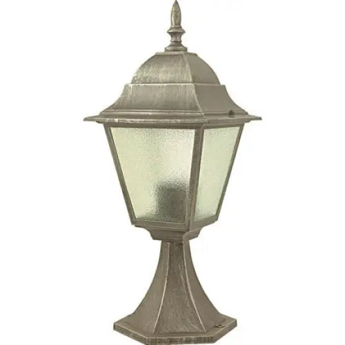 GARDEN LANTERN STANDING SILVER PATINA E27 43CM BELIGHT - Градински фенери<<<Външно