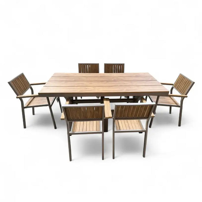 GARDEN SET DINING ROOM POLYWOOD HD SENSE - Комплекти<<<Градински мебели<<<Градина<<<Praktiker