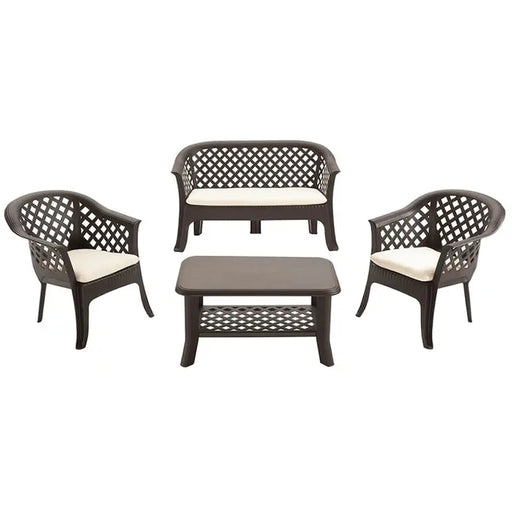 GARDEN SET WITH CUSHIONS PROGARDEN VERANDA - Комплекти<<<Градински мебели<<<Градина<<<Praktiker