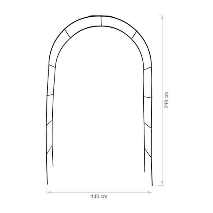 GARDEN ARCH 140X37X240CM GARDEN STAR HD-10504