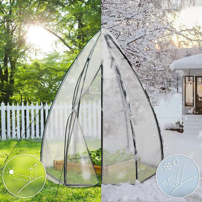 GREENHOUSE 160X160X180CM GARDEN STAR HD-11433