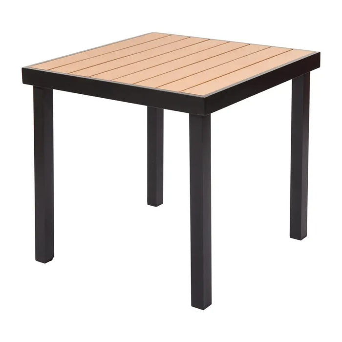 Garden table IZZY 4-seater 79x79x74 brown/black - Garden tablesSTY-OGR<<<TablesSTY<<<ActionPL