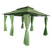 GARDEN TENT 300X400CM WITH LED LIGHTING AND CURTAIN HOME DECOR HD-3483 - Шатри<<<Чадъри сенници и