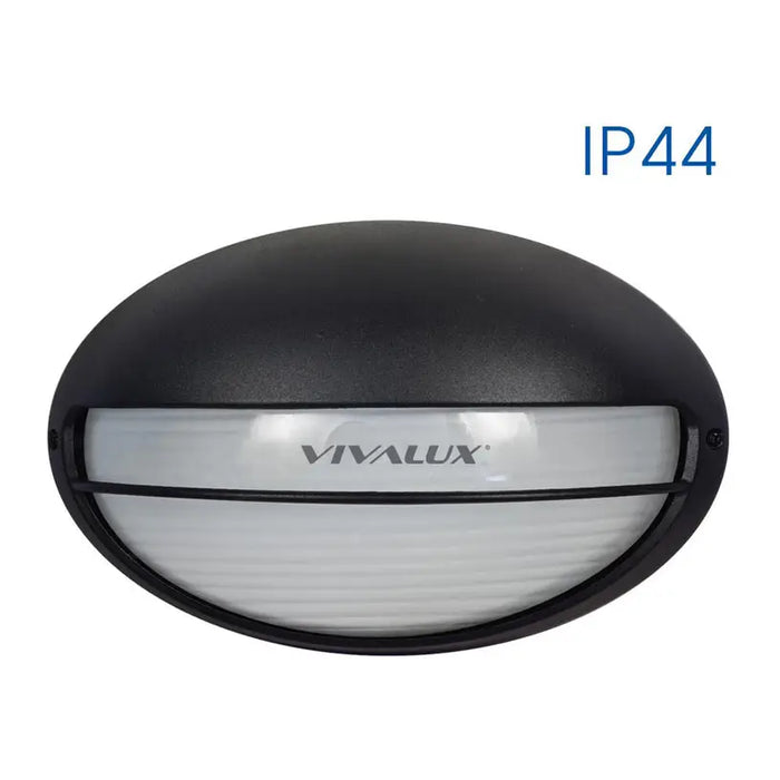 GARDEN WALL LIGHT E27 IP44 BLACK VIVALUX PETRA - Фасадни тела<<<Външно осветление<<<Осветление<<<Praktiker&&&Фасадни