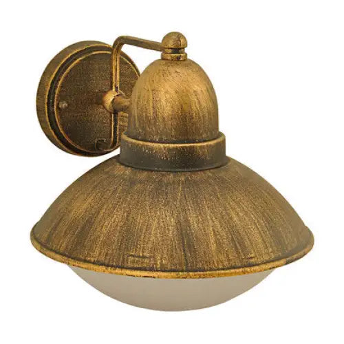 GARDEN WALL LIGHT GOLD PATINA E27 MAX60W BELIGHT - Фасадни тела<<<Външно осветление<<<Осветление<<<Praktiker&&&Фасадни