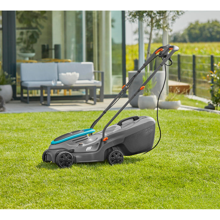 ELECTRIC MOWER GARDENA POWERMAX 32/1200 G2 1200 W, MOWING WIDTH 32.00 cm, MAX MOWING HEIGHT 65 mm
