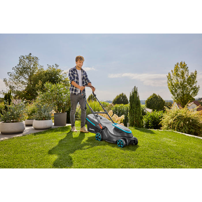 ELECTRIC MOWER GARDENA POWERMAX 37/1800 G2 1800 W, MOWING WIDTH 37.00 cm, MAX. MOWING HEIGHT 65 mm