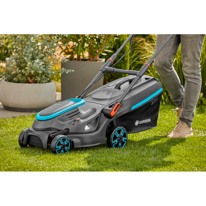 ELECTRIC MOWER GARDENA POWERMAX 37/1800 G2 1800 W, MOWING WIDTH 37.00 cm, MAX. MOWING HEIGHT 65 mm
