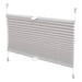 GARDINIA PLEATED BLINDS 68X210 CM WHITE - Щори<<<Корнизи щори и пердета<<<Мебели и интериор<<<Praktiker
