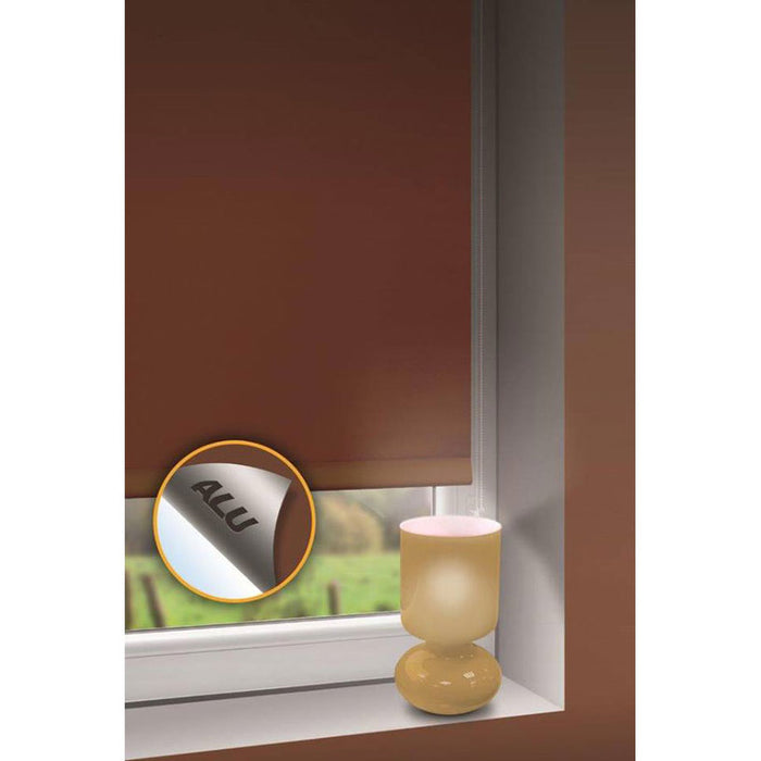 ROLLER BLINDS GARDINIA THERMO 72.5X150 CM. CHOCOLATE