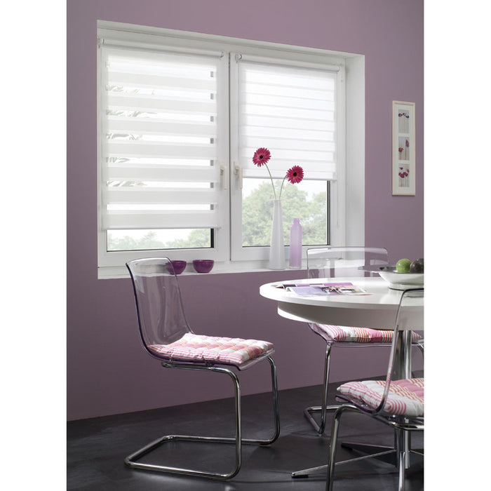 CLASSIC GARDINIA DOUBLE ROLL BLINDS 50X150 CM. WHITE