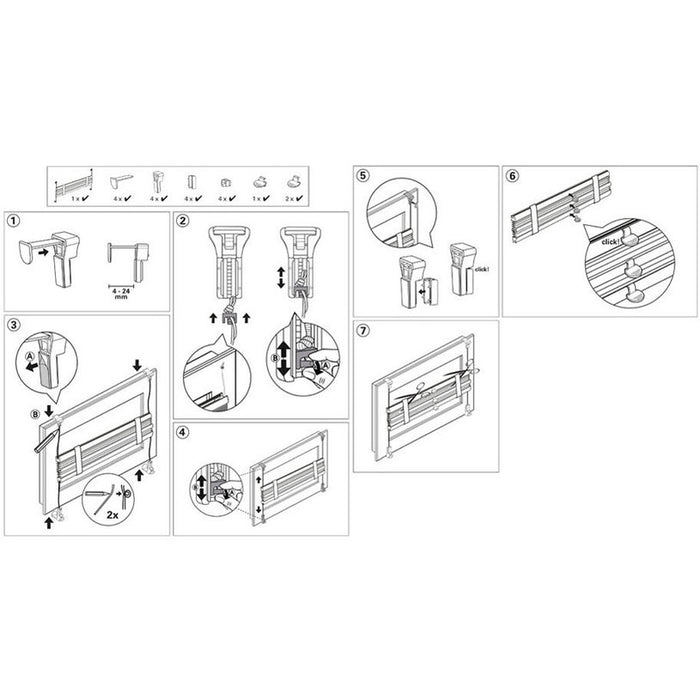 ACCESSORY STRAPS FOR GARDINIA PLEATED BLINDS