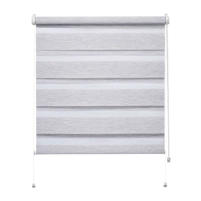 PREMIUM DOUBLE ROLL BLIND GARDINIA 61.5X150 CM. NATURE GRAY
