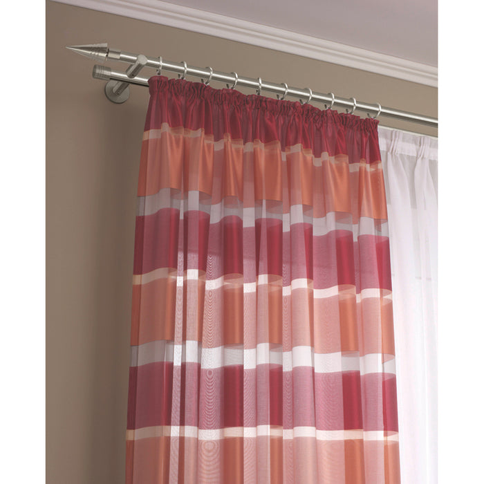 CORNICE PROFILE GARDINIA CHICAGO 120 CM STEEL OPTIC