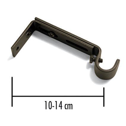 ACCESSORY BRACKET 2 PCS. GARDINIA MEMPHIS 10-14 CM BLACK