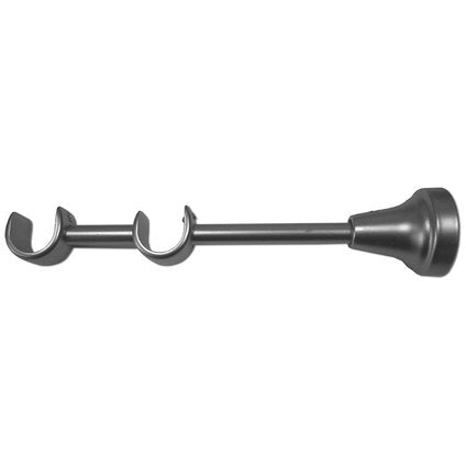 ACCESSORY DOUBLE BAR GARDINIA EUROPE 14/6 CM SILVER