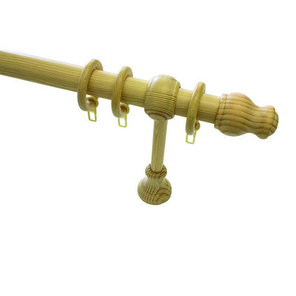 WOODEN CORNICE GARDINIA LUGANO 160 CM. PINE