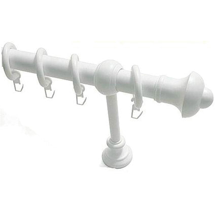 GARDINIA CORNICE BIFO 160 CM. WHITE