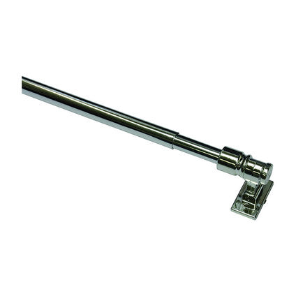 EXTENDABLE CORNICE GARDINIA CALIFORNIA 120-225 CM. CHROME