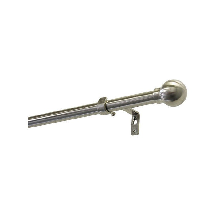 METAL CORNICE GARDINIA BALL 200 CM. STEEL OPTIC