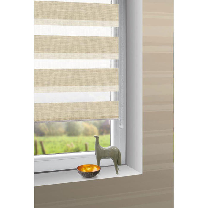 PREMIUM DOUBLE ROLL BLIND GARDINIA 68X215 CM. NATURE CREAM
