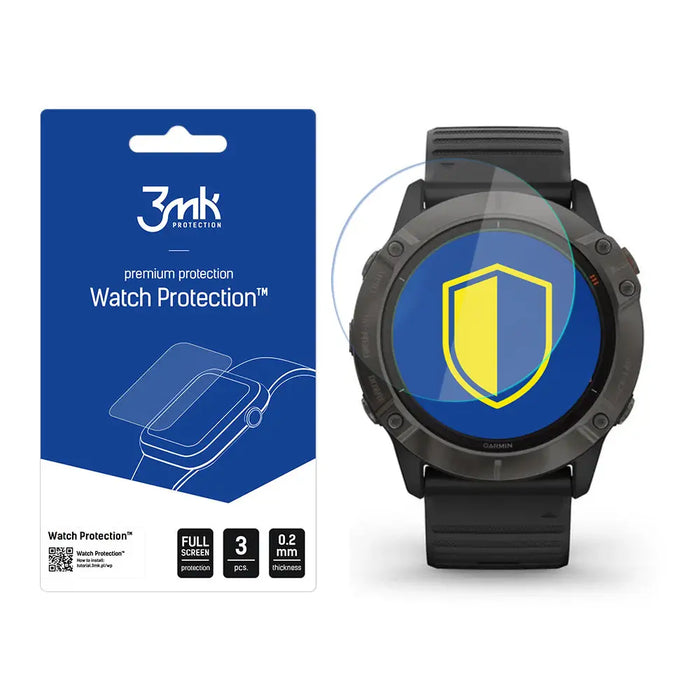 Garmin Fenix 6X Pro - 3mk Watch Protection™ v. FlexibleGlass Lite - *Kategoria tymczasowa<<<HurtelXML
