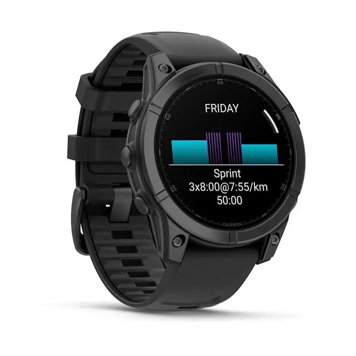 Garmin Fenix E 3.3 cm (1.3’’) AMOLED 47 mm Digital 416 x 416 pixels Touchscreen Black Wi-Fi GPS (satellite) - Sports