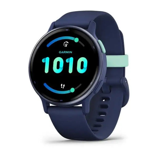 Garmin Vivoactive 5 3.05 cm (1.2’’) AMOLED 42 mm Digital 390 x 390 pixels Touchscreen Blue Wi-Fi GPS (satellite)