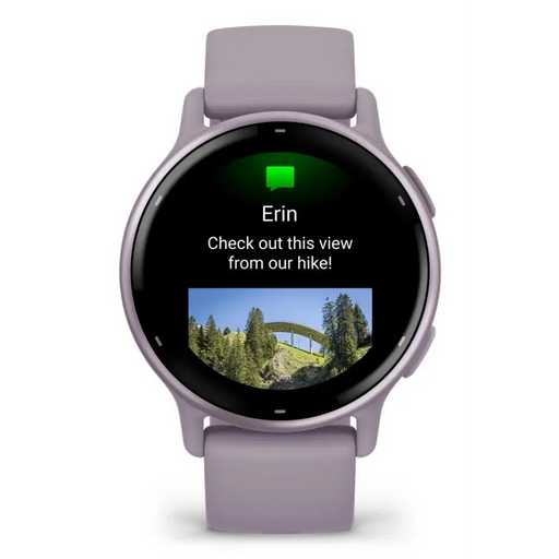 Garmin Vivoactive 5 3.05 cm (1.2’’) AMOLED Digital 390 x 390 pixels Touchscreen Violet Wi-Fi GPS (satellite) - Sports