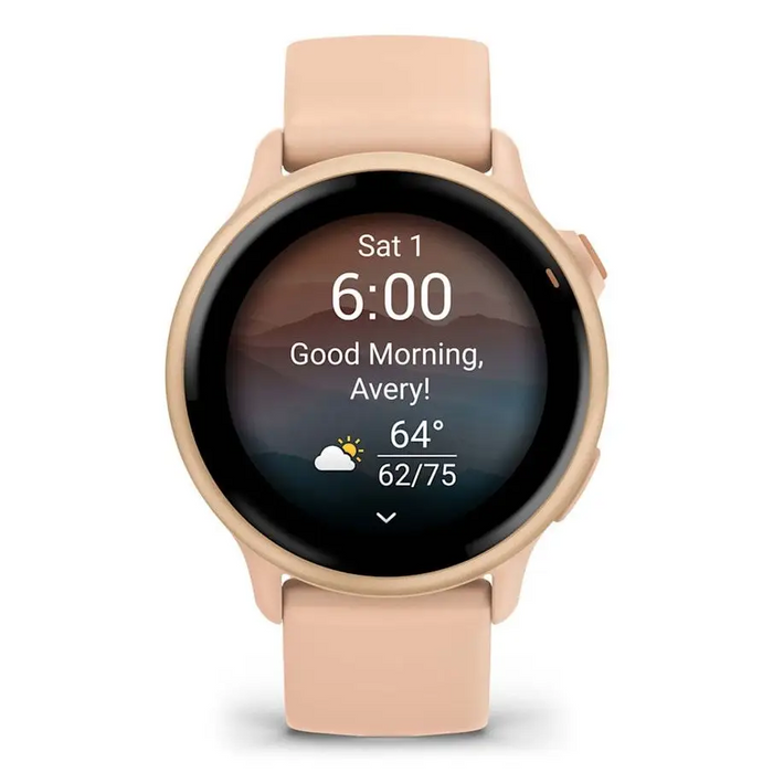 Garmin vívoactive 6 3.05 cm (1.2’’) AMOLED 42 mm Digital 390 x 390 pixels Touchscreen Pink Wi-Fi GPS (satellite)