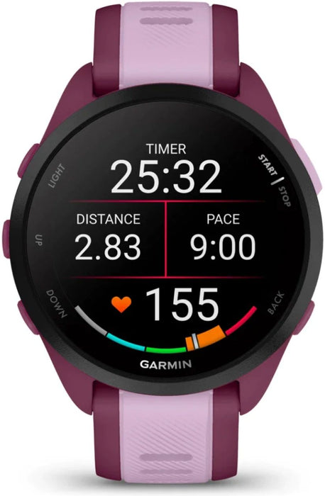Garmin Forerunner 165 Music Smart Watch 43mm, GPS, Purple EU