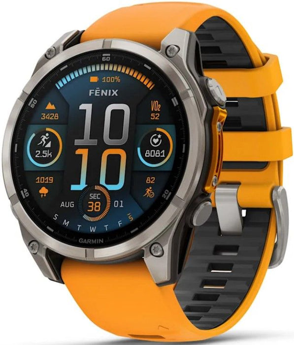 Smartwatch GARMIN Fénix 8 AMOLED Orange 1,4" Ø 46 mm Ø 47 mm