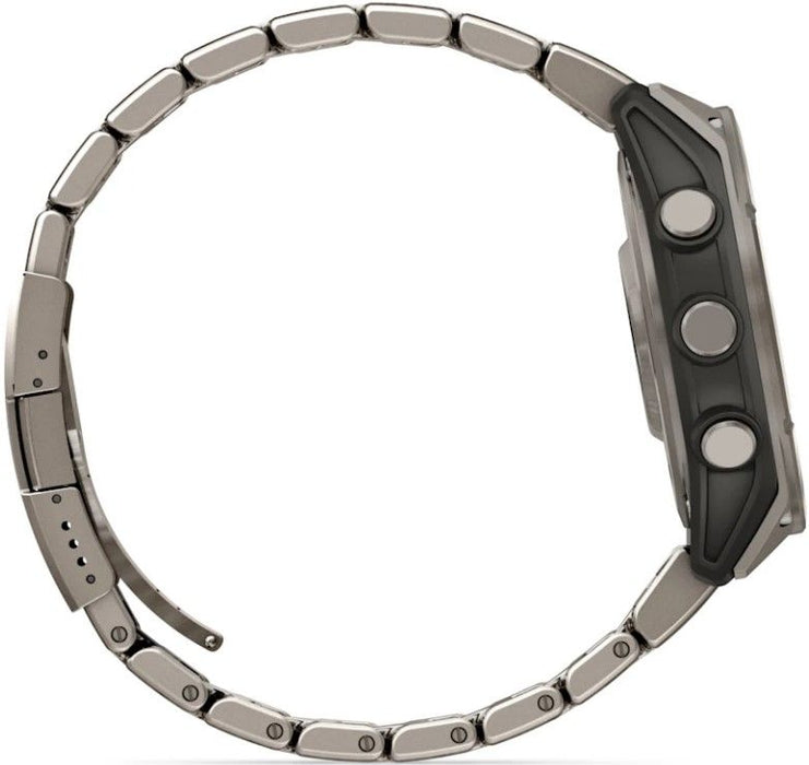 Garmin Fenix 8 3.56 cm (1.4") AMOLED 47 mm Digital 454 x 454 pixels Touchscreen Titanium Wi-Fi GPS (satellite)